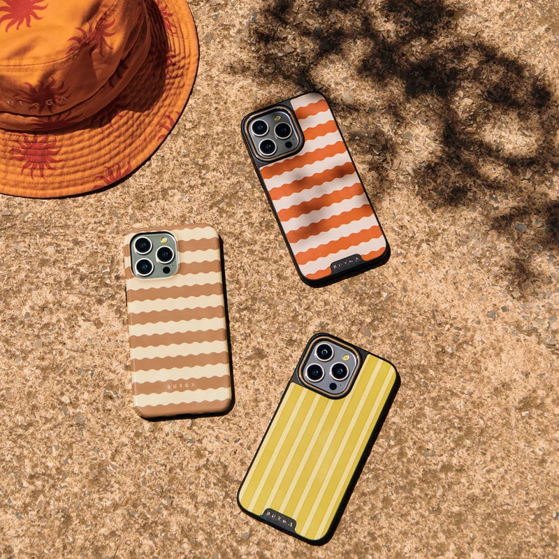 Burga iPhone 17 Pro Max Golden Sand Burga iPhone 17 Pro Max Golden Sand Premium Case Compatible with Hybrid Dual-Layer Hard Shell + Silicone Protection - Scratch-Resistant Shockproof Mobile Cover  | Best Price UAE